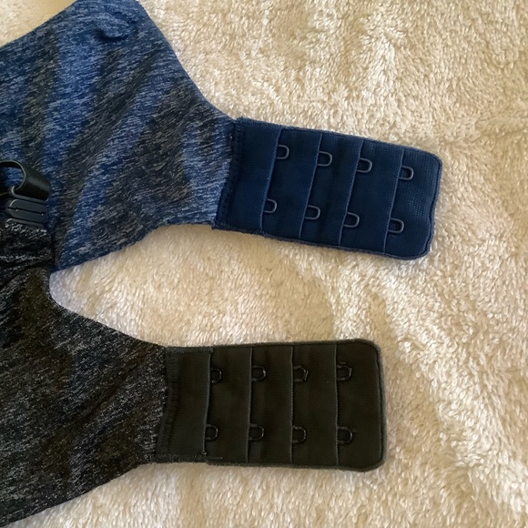 SOLD 2 Victorias Secret Padded Perfect Coverage bras 34D blue and black - Picture 4 of 8